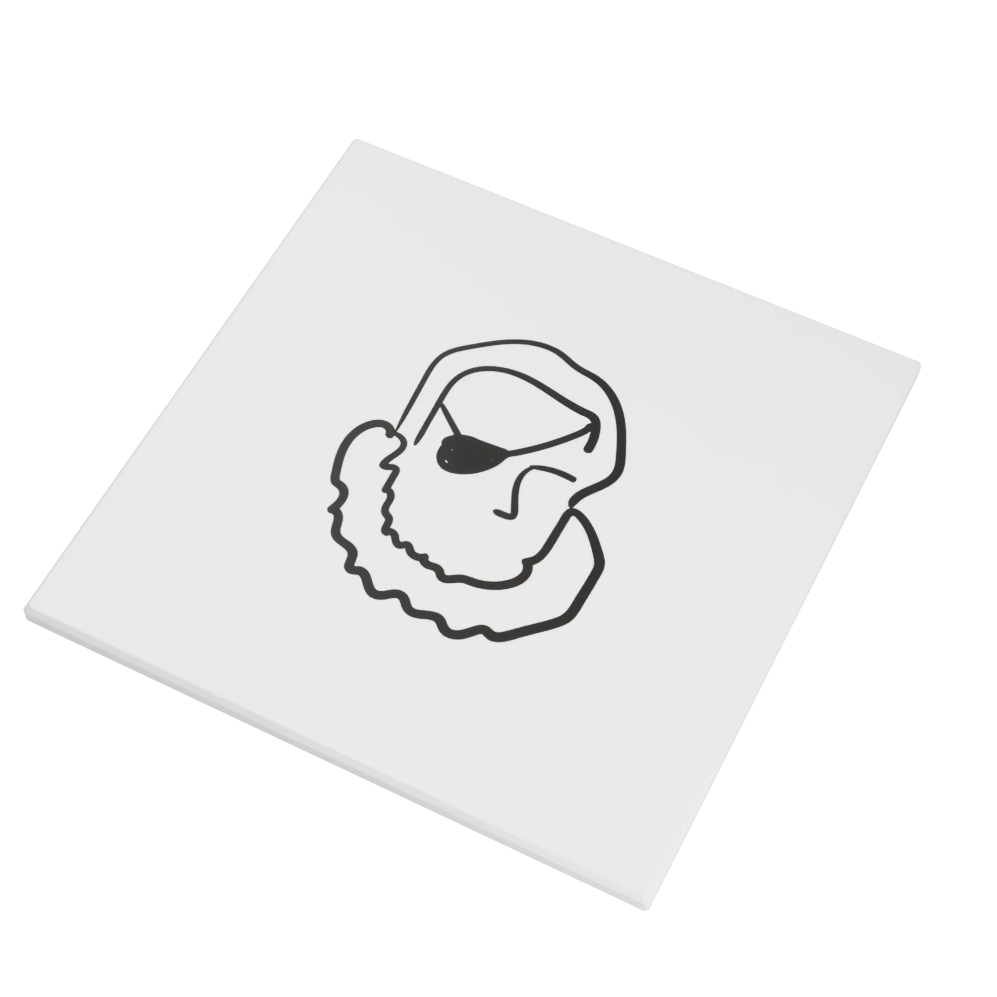 Alma, a Glazed Tile by Ceragni