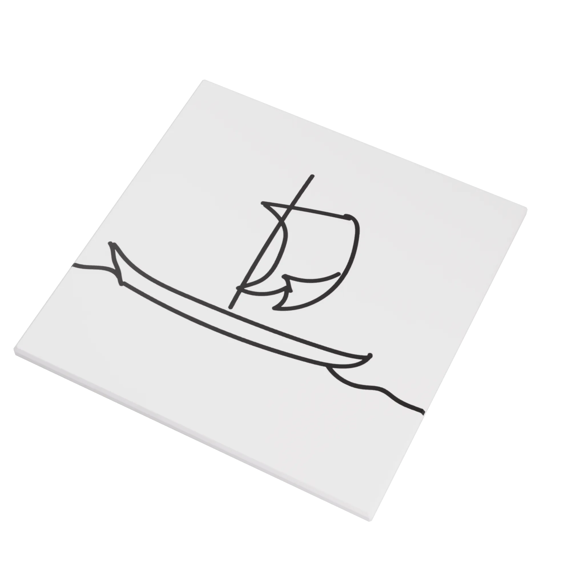 Alma, a Glazed Tile by Ceragni