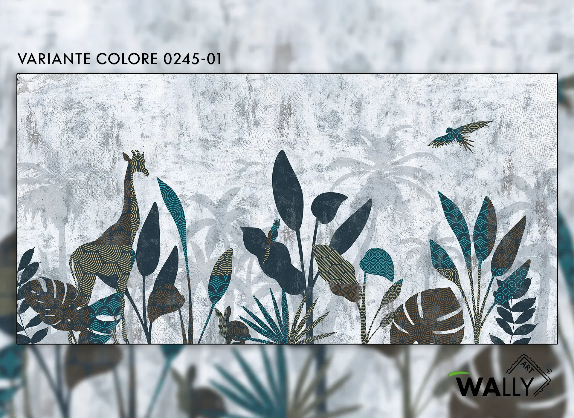 AKELA, a Non-Woven Wallpaper by WallyArt