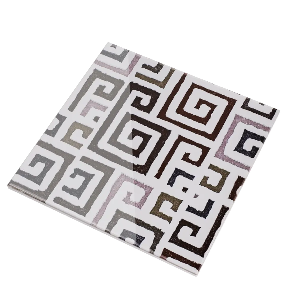 Bilbao, a Glazed Tile by Ceragni