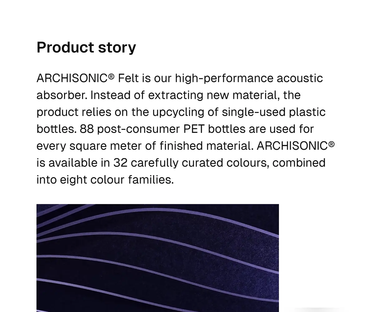 Brand story and product background information