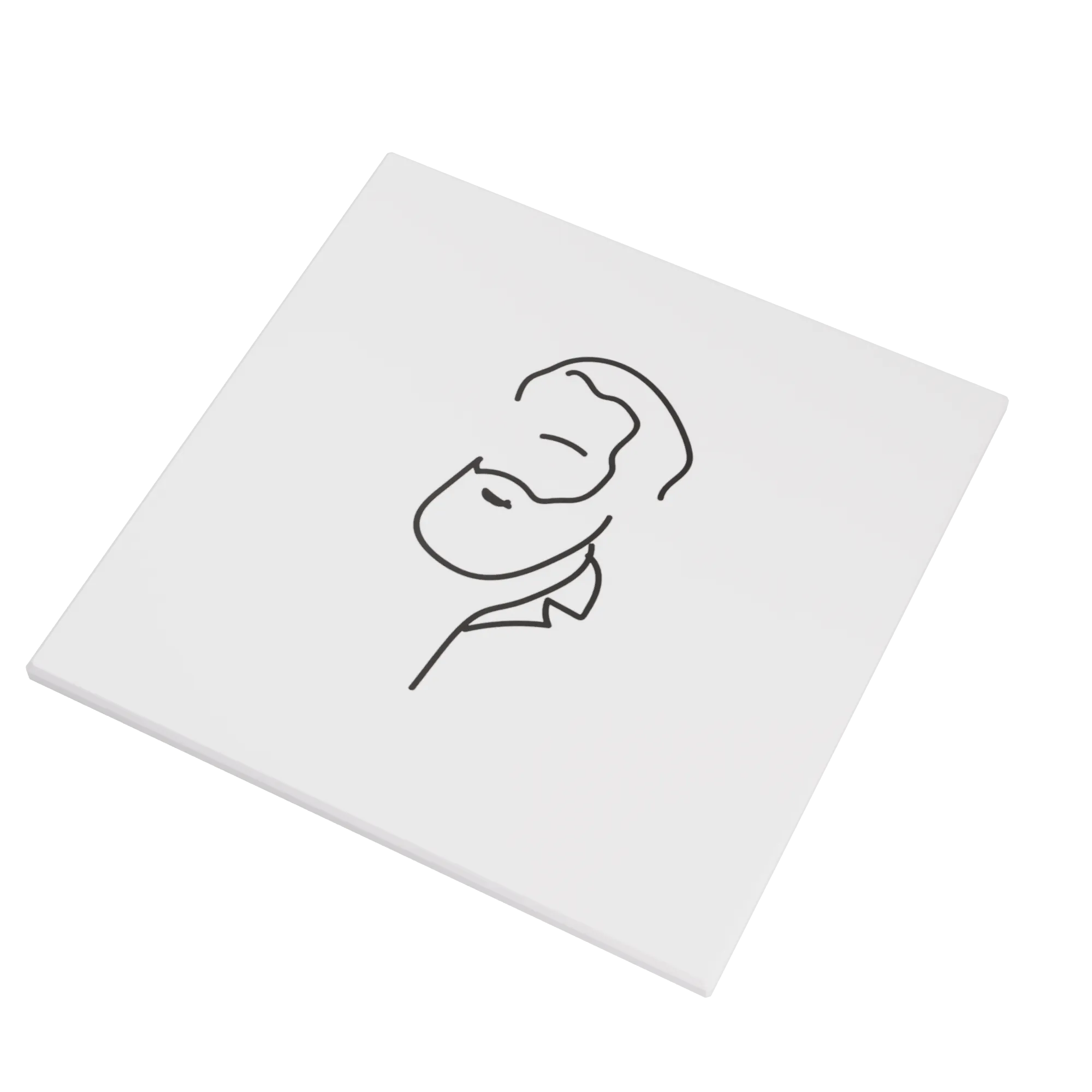 Alma, a Glazed Tile by Ceragni